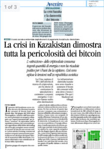 La crisi in Kazakistan dimostra tutta la pericolosità dei bitcoin