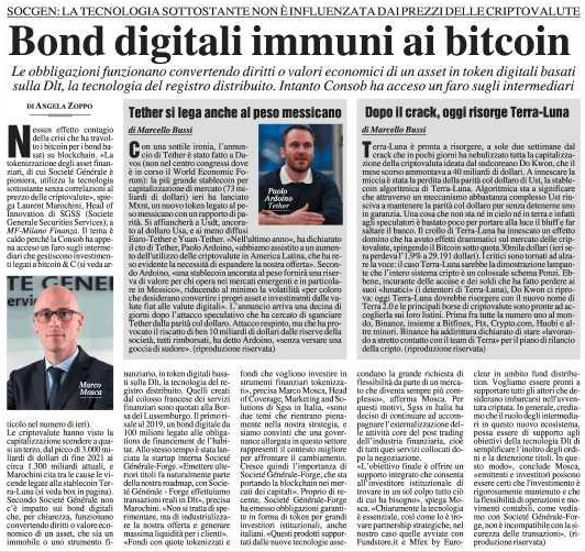 Bond digitali immuni ai bitcoin